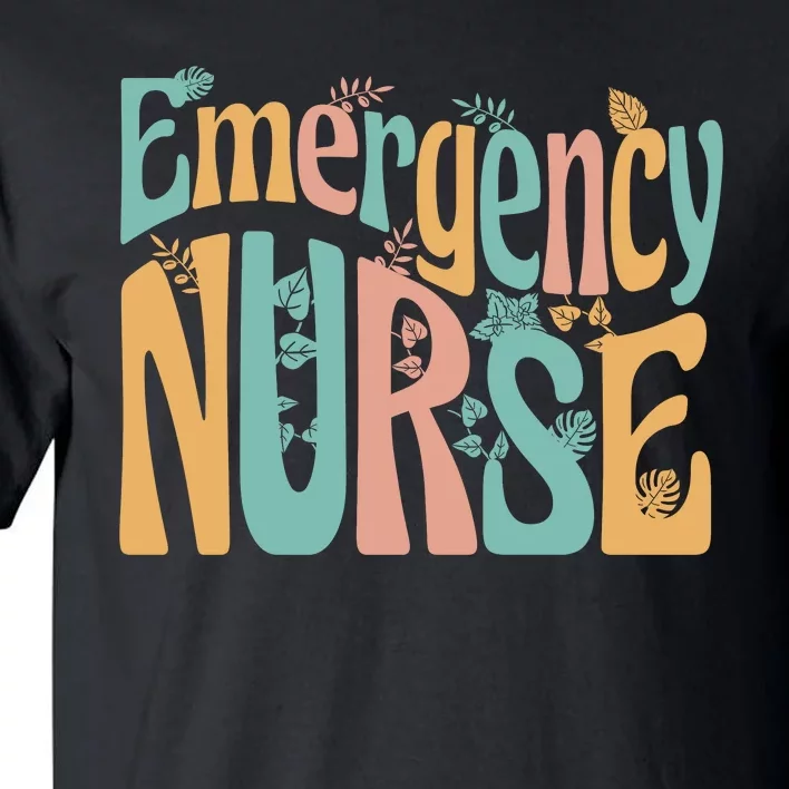 Emergency Nurse Groovy Tall T-Shirt