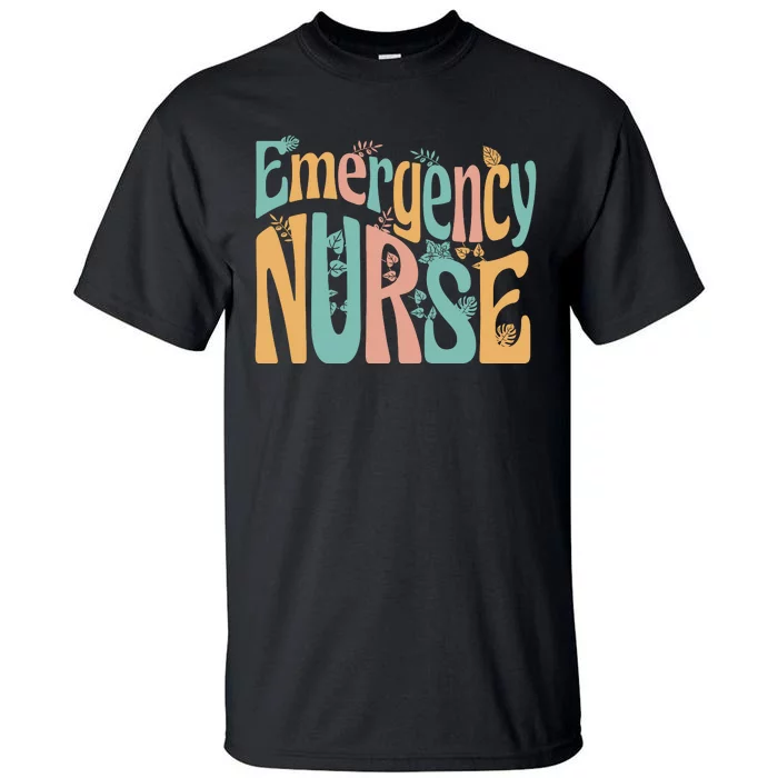 Emergency Nurse Groovy Tall T-Shirt