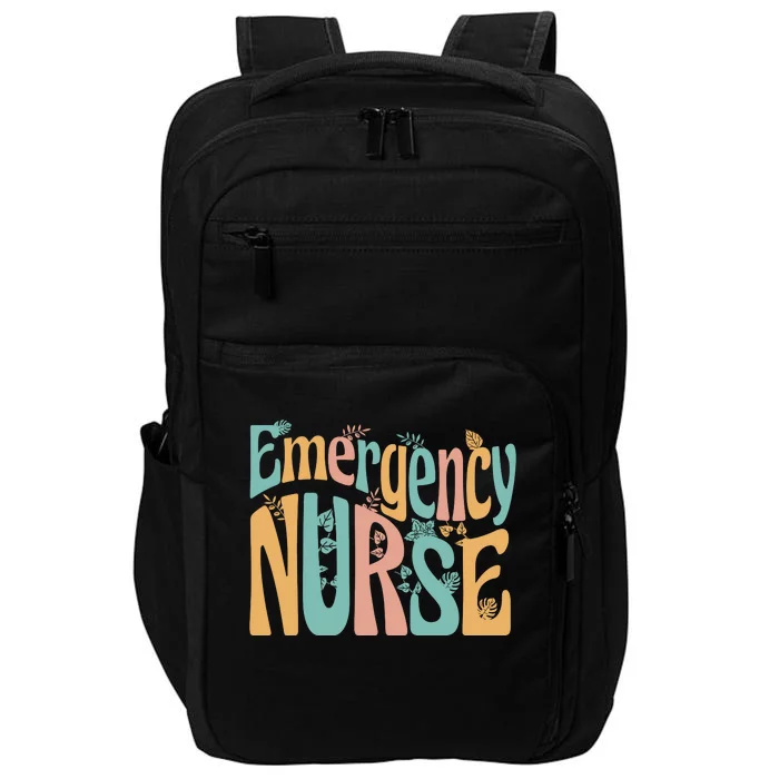 Emergency Nurse Groovy Impact Tech Backpack