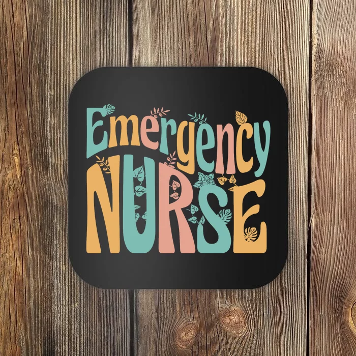 Emergency Nurse Groovy Coaster