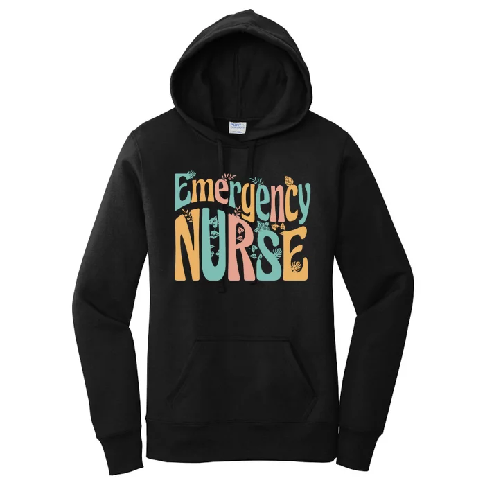 Emergency Nurse Groovy Women's Pullover Hoodie