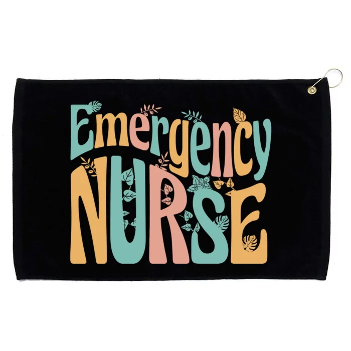 Emergency Nurse Groovy Grommeted Golf Towel