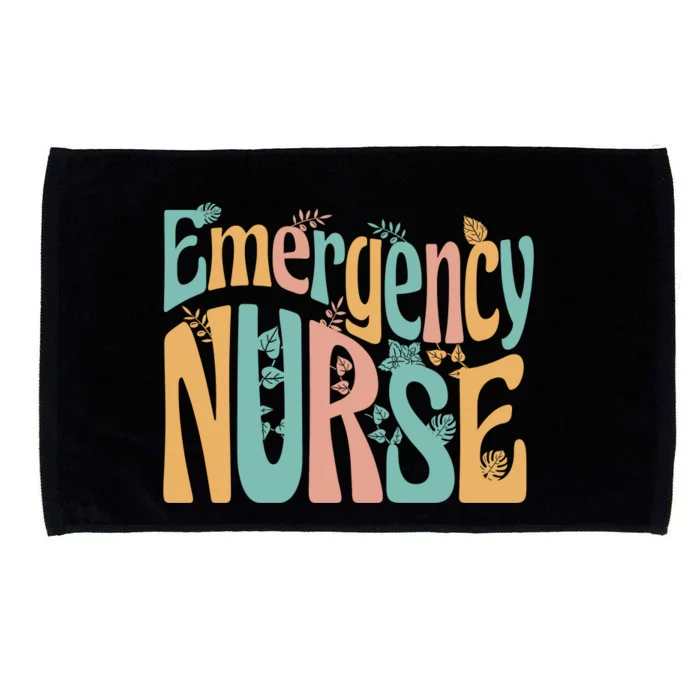 Emergency Nurse Groovy Microfiber Hand Towel