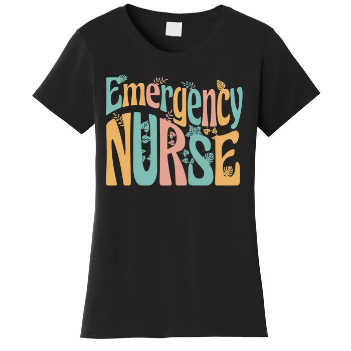 Emergency Nurse Groovy Women's T-Shirt