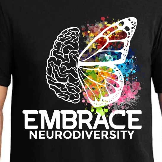 Embrace Neurodiversity Gift Adhd Awareness Gift Pajama Set