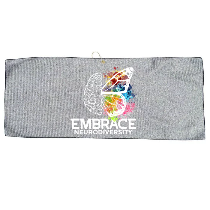 Embrace Neurodiversity Gift Adhd Awareness Gift Large Microfiber Waffle Golf Towel