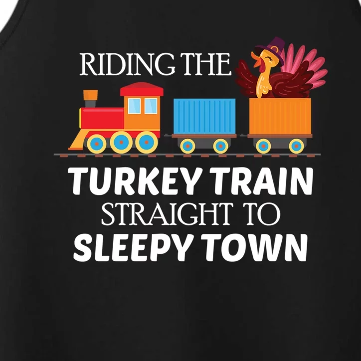 Expert Napper Gravy Lovers Turkey Feast Turkey Train Meaningful Gift Performance Tank