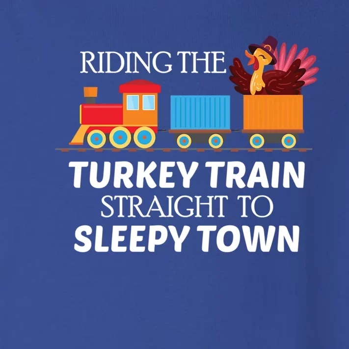 Expert Napper Gravy Lovers Turkey Feast Turkey Train Meaningful Gift Toddler Long Sleeve Shirt