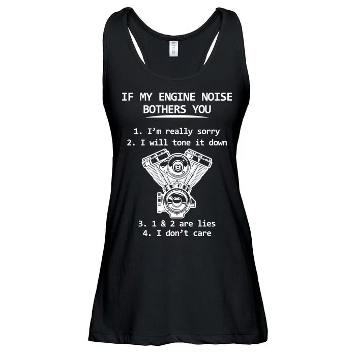 Engine Noise Bothering You I Don't Care Ladies Essential Flowy Tank