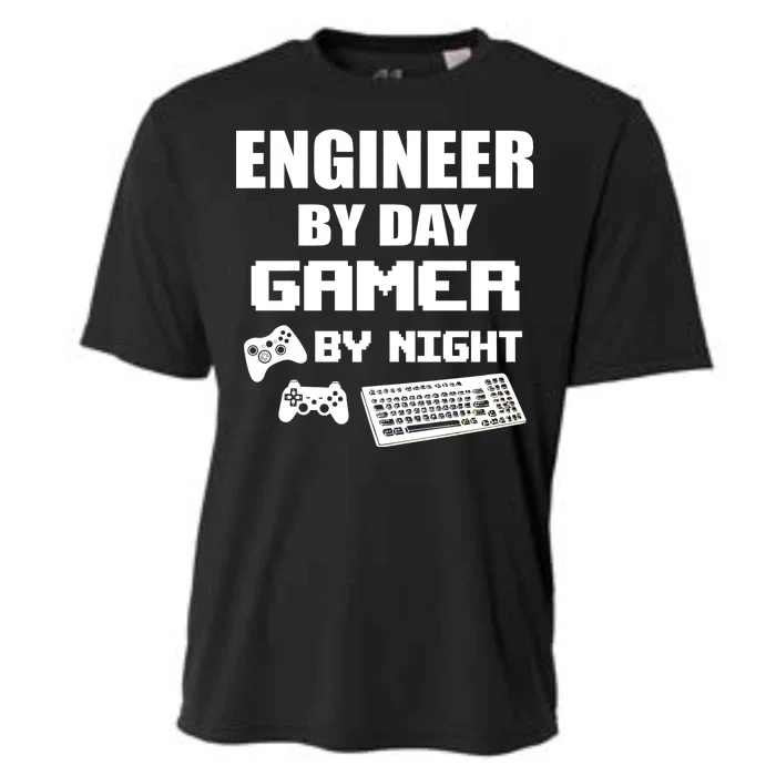 Engineer By Day Gamer By Night Cooling Performance Crew T-Shirt