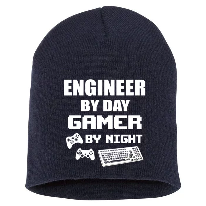 Engineer By Day Gamer By Night Short Acrylic Beanie