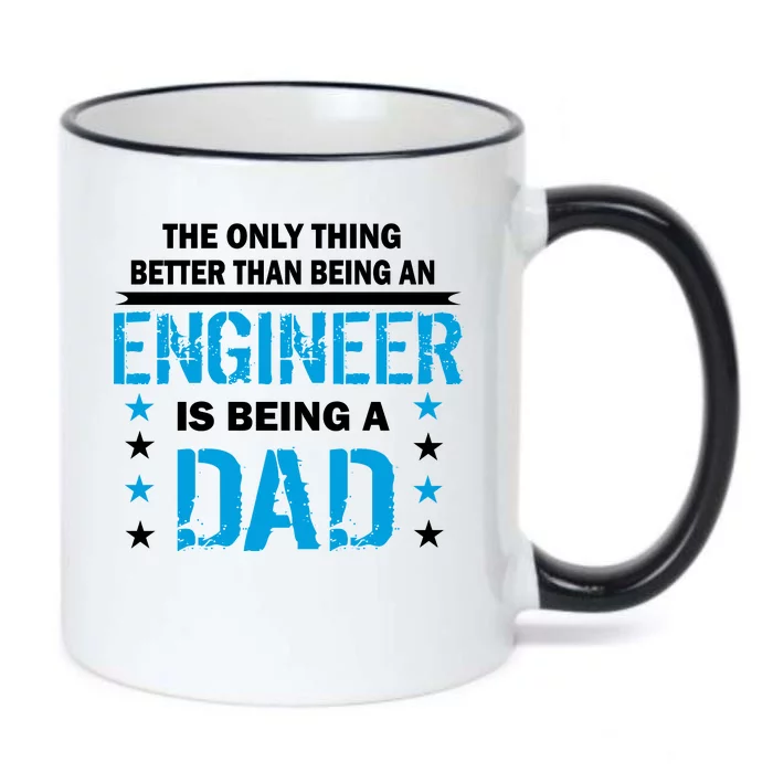 Engineer Dad Black Color Changing Mug