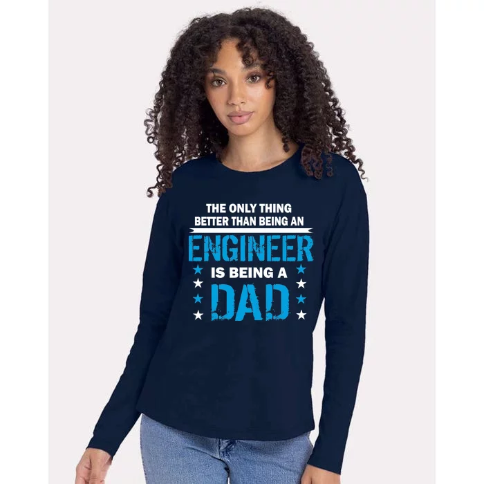 Engineer Dad Womens Cotton Relaxed Long Sleeve T-Shirt