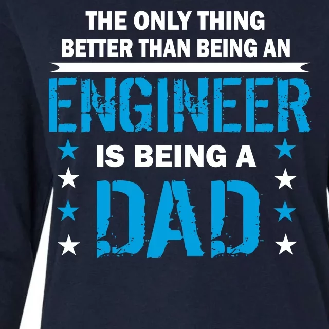 Engineer Dad Womens Cotton Relaxed Long Sleeve T-Shirt