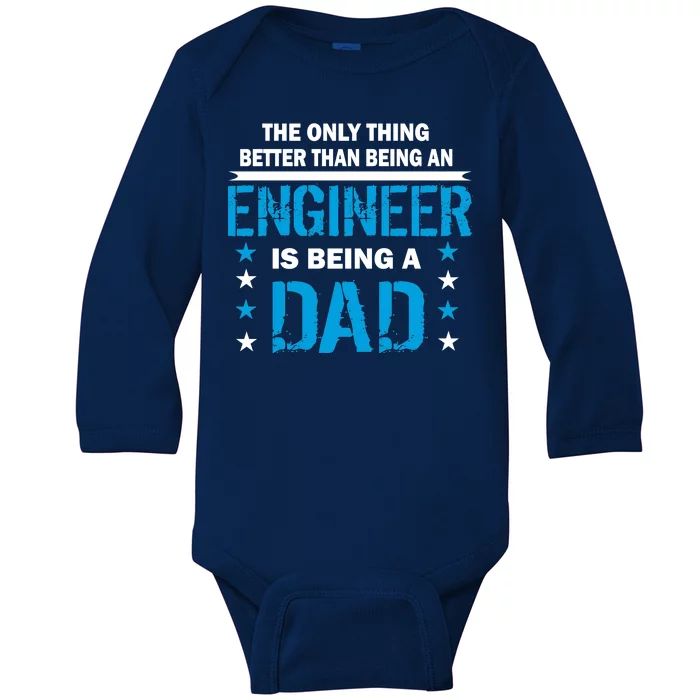 Engineer Dad Baby Long Sleeve Bodysuit