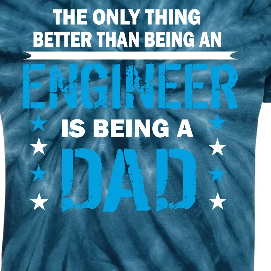 Engineer Dad Kids Tie-Dye T-Shirt