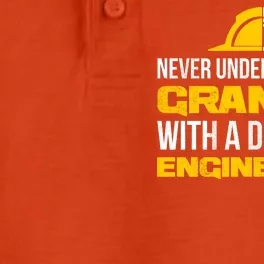 Engineer Grandpa Dry Zone Grid Performance Polo