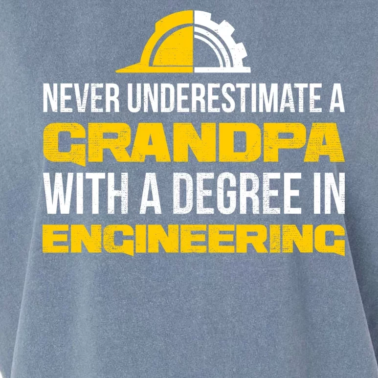 Engineer Grandpa Garment-Dyed Women's Muscle Tee