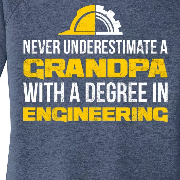 Engineer Grandpa Women's Perfect Tri Tunic Long Sleeve Shirt