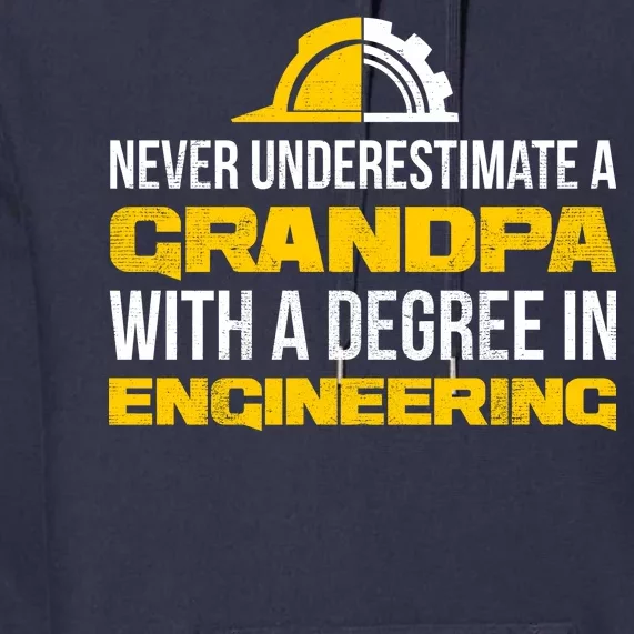 Engineer Grandpa Premium Hoodie