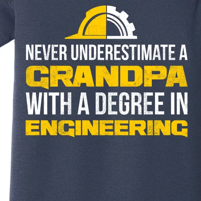 Engineer Grandpa Baby Bodysuit