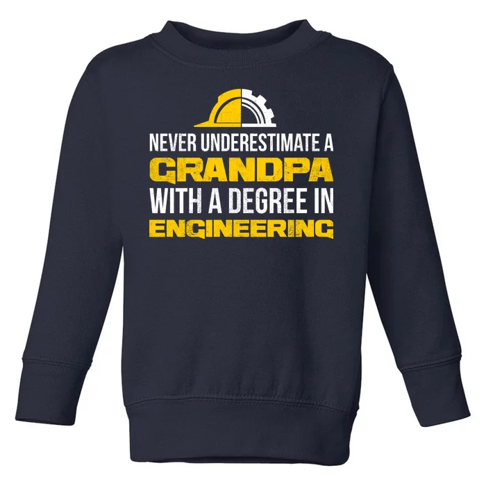 Engineer Grandpa Toddler Sweatshirt