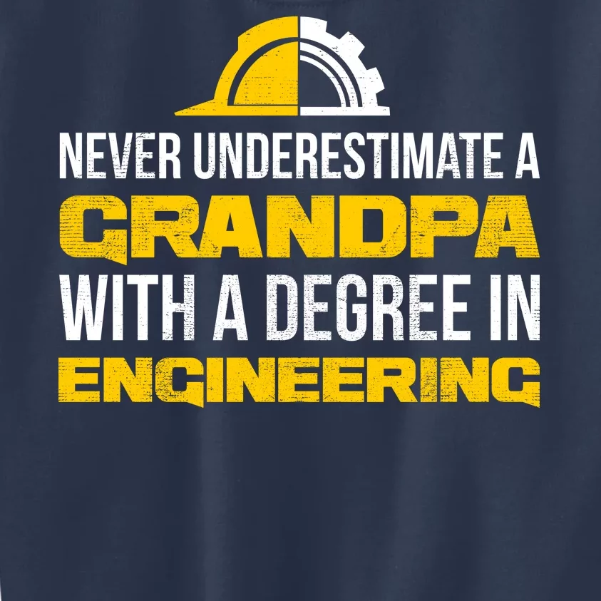 Engineer Grandpa Kids Sweatshirt