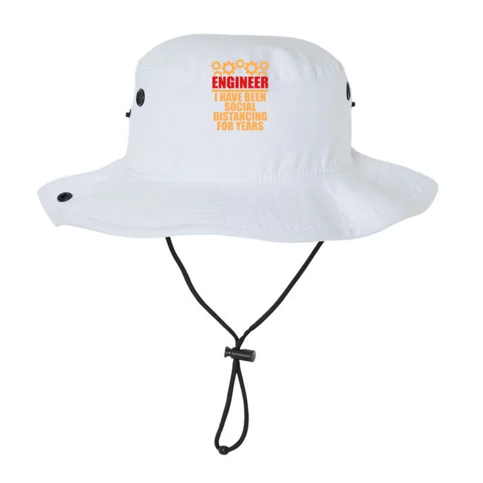 Engineer I Have Been Social Distancing For Years Legacy Cool Fit Booney Bucket Hat