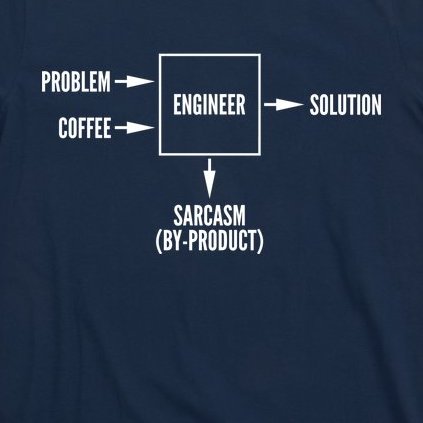 Engineer Sarcasm Diagram T-Shirt