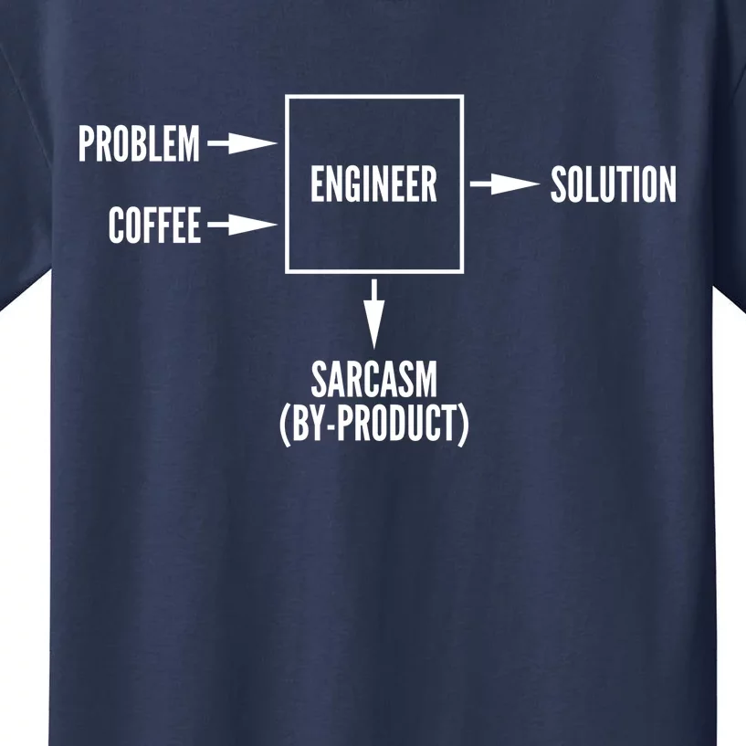 Engineer Sarcasm Diagram Kids T-Shirt