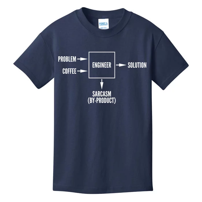 Engineer Sarcasm Diagram Kids T-Shirt