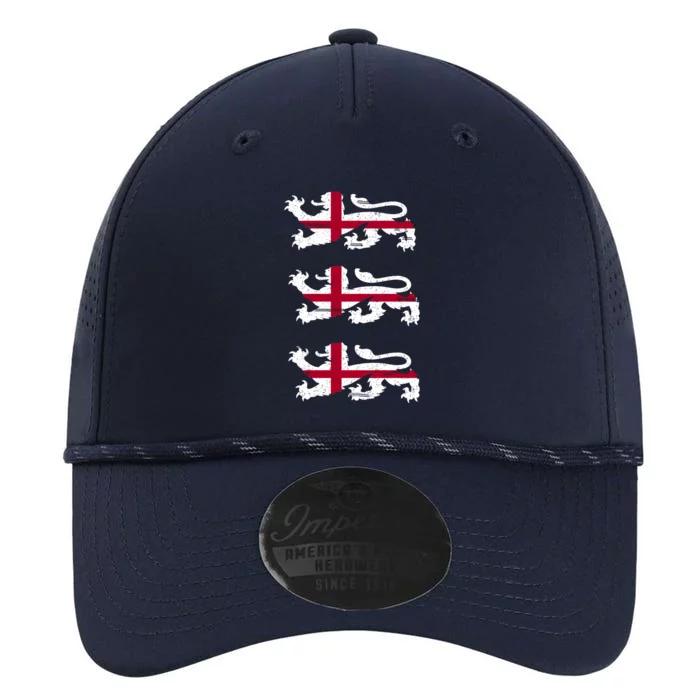 England Euro 21 English Lions Soccer Fan Flag Performance The Dyno Cap