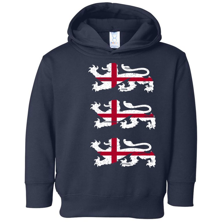 England Euro 21 English Lions Soccer Fan Flag Toddler Hoodie