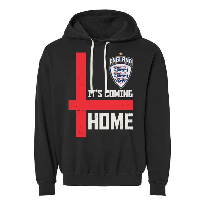 England It's Coming Home Soccer Jersey Futbol Garment-Dyed Fleece Hoodie