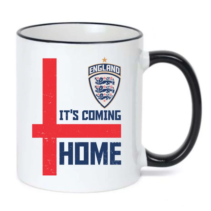 England It's Coming Home Soccer Jersey Futbol Black Color Changing Mug