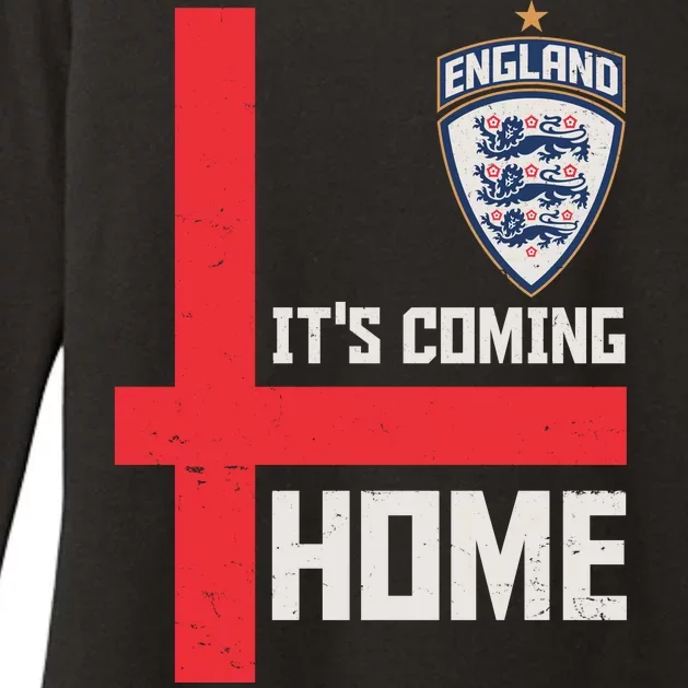 England It's Coming Home Soccer Jersey Futbol Womens CVC Long Sleeve Shirt