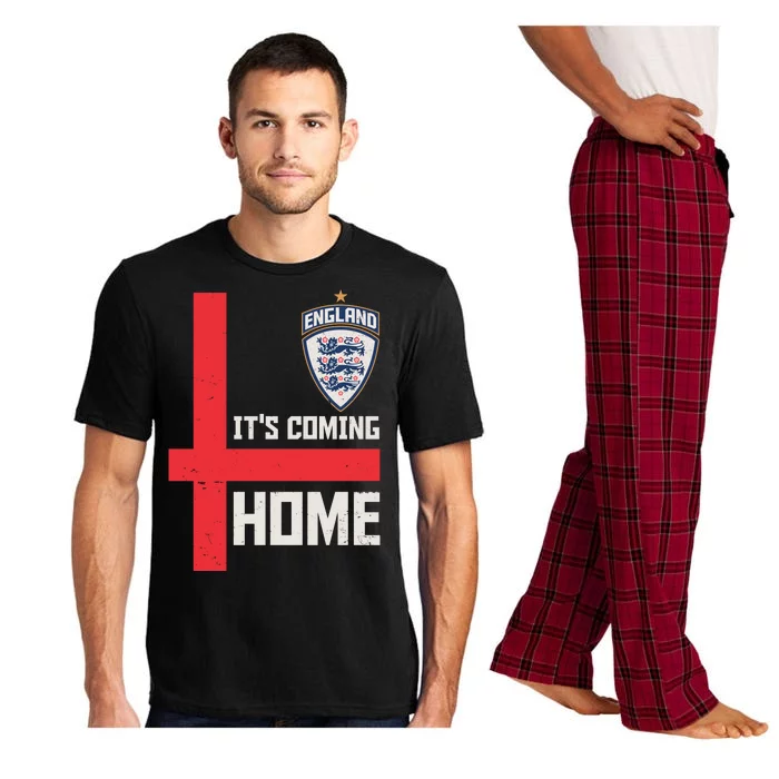 England It's Coming Home Soccer Jersey Futbol Pajama Set