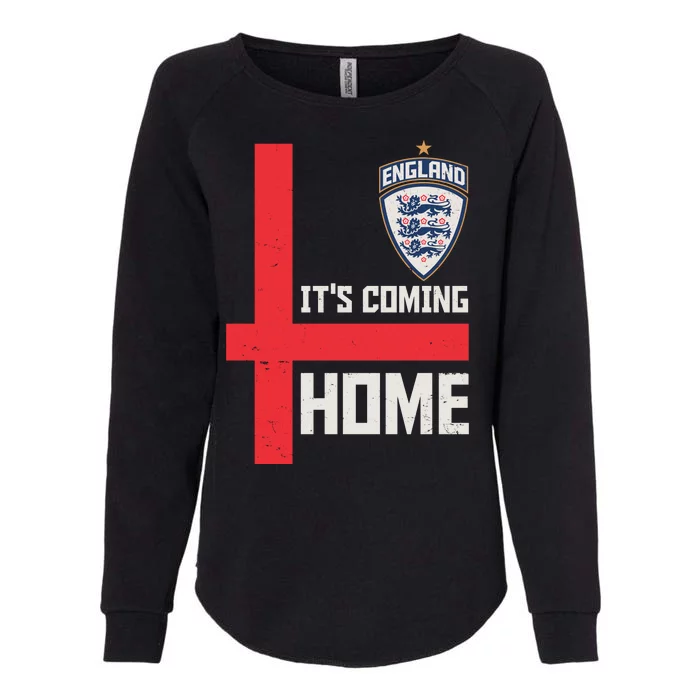 England It's Coming Home Soccer Jersey Futbol Womens California Wash Sweatshirt