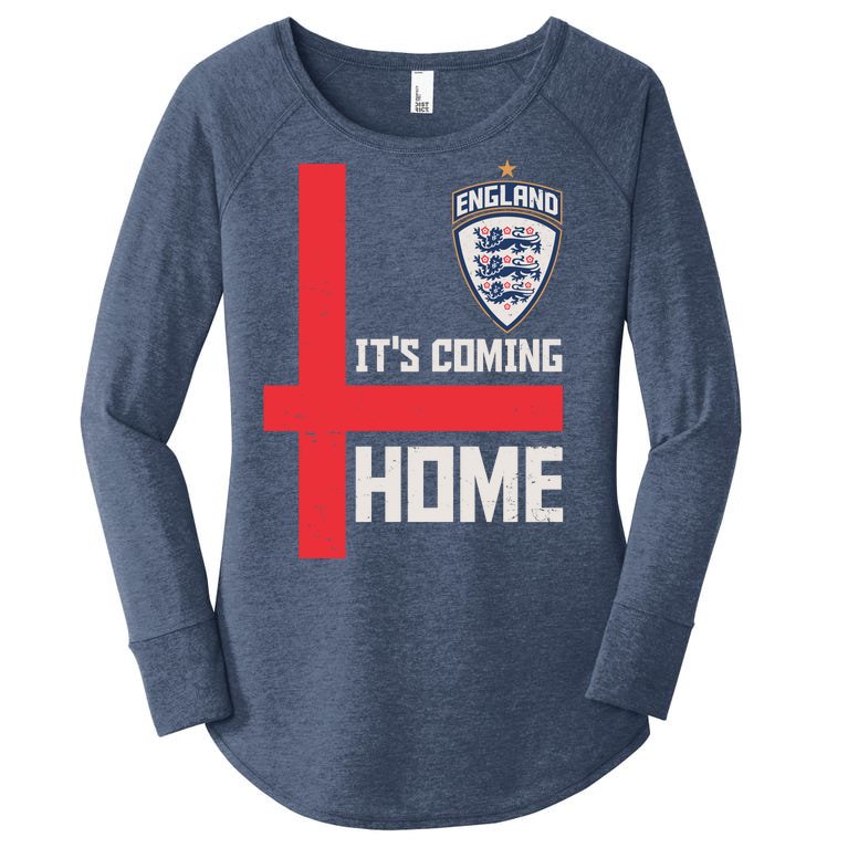 England It's Coming Home Soccer Jersey Futbol Women’s Perfect Tri Tunic Long Sleeve Shirt
