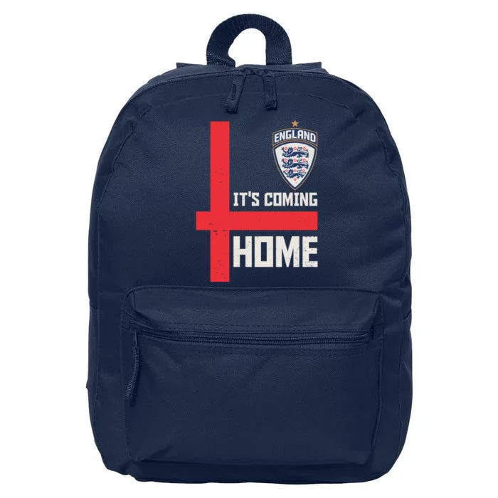 England It's Coming Home Soccer Jersey Futbol 16 in Basic Backpack