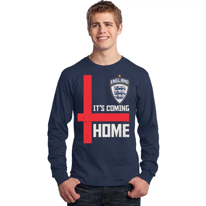 England It's Coming Home Soccer Jersey Futbol Tall Long Sleeve T-Shirt