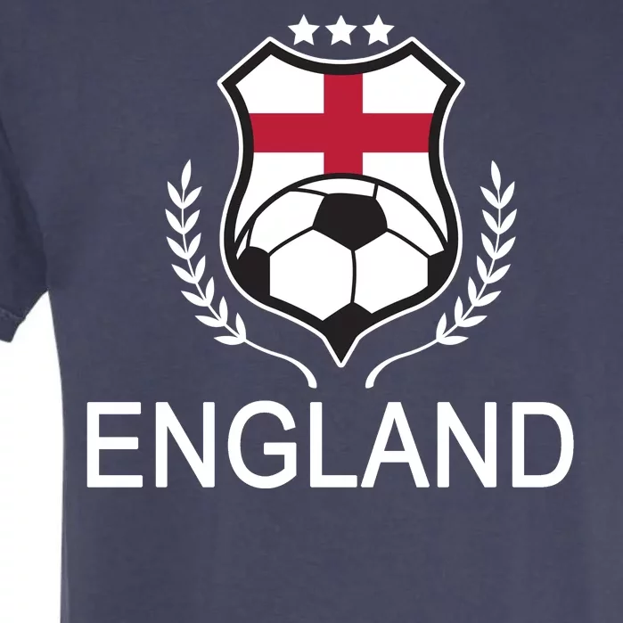 England Soccer English Flag Garment-Dyed Heavyweight T-Shirt