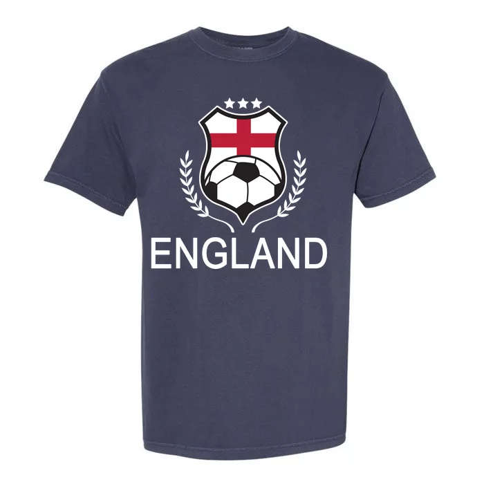 England Soccer English Flag Garment-Dyed Heavyweight T-Shirt