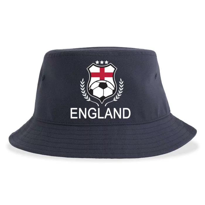 England Soccer English Flag Sustainable Bucket Hat