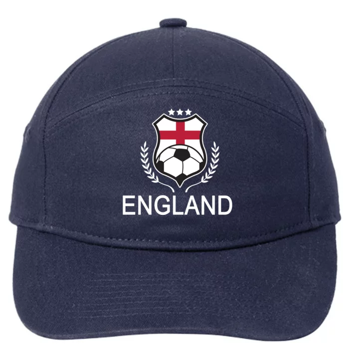 England Soccer English Flag 7-Panel Snapback Hat