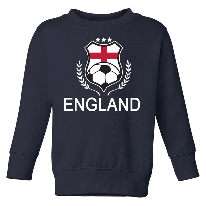 England Soccer English Flag Toddler Sweatshirt