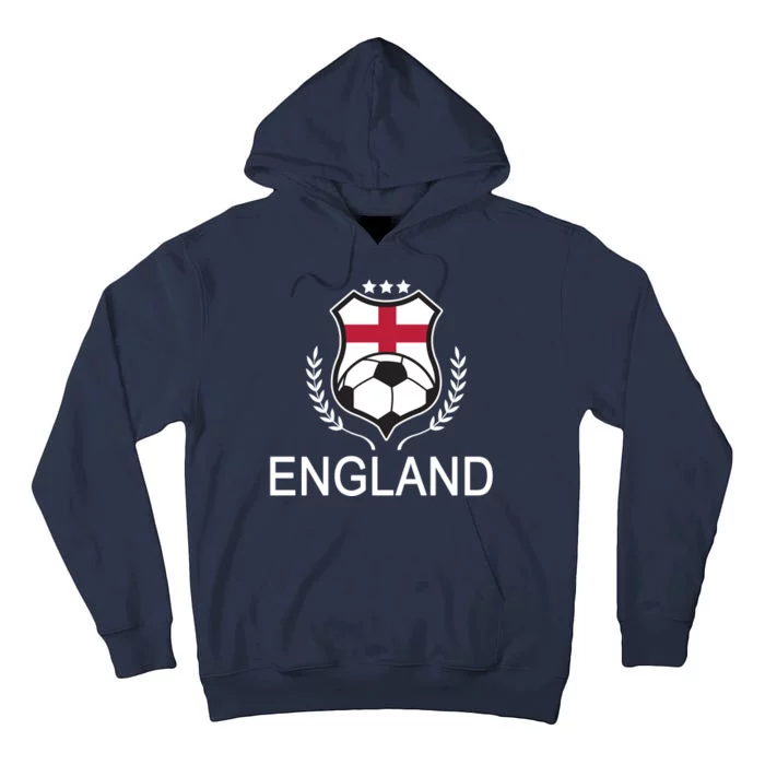 England Soccer English Flag Tall Hoodie