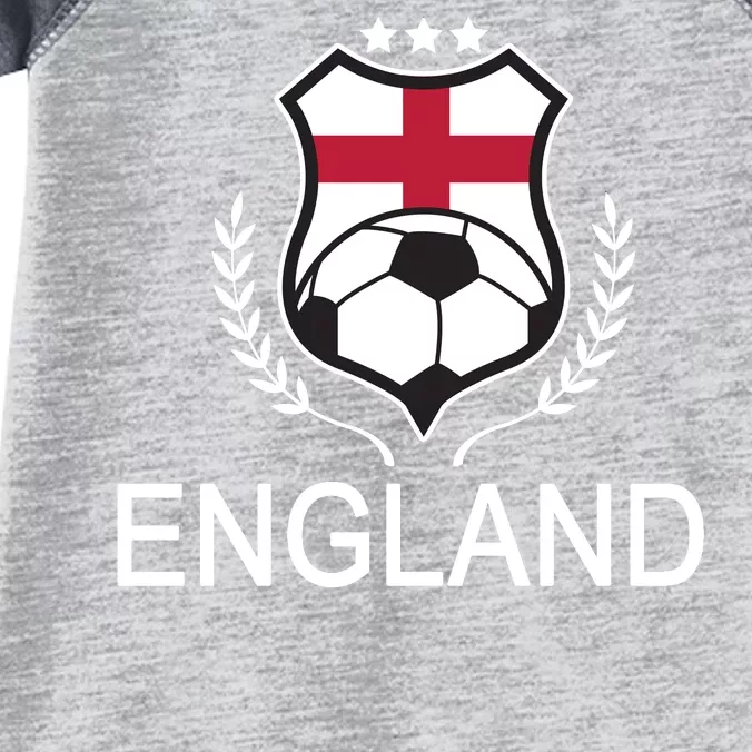 England Soccer English Flag Infant Baby Jersey Bodysuit