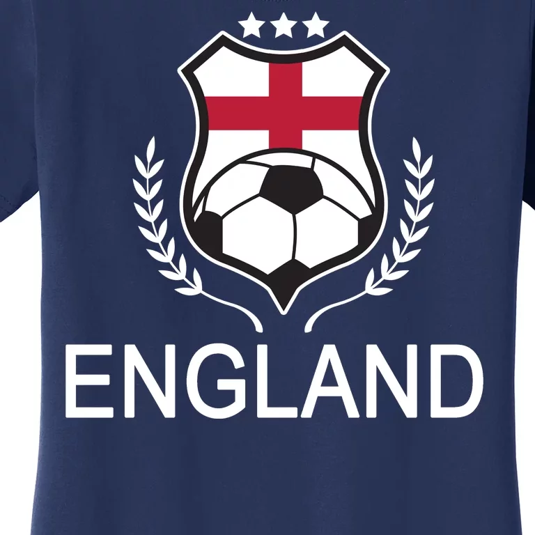 England Soccer English Flag Women's T-Shirt