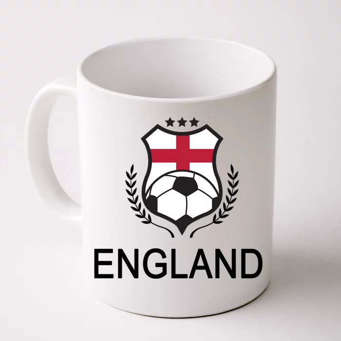 England Soccer English Flag Front & Back Coffee Mug